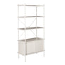 POPULAR ΒΙΒΛΙΟΘΗΚΗ CREAM 80x40x163cm SKU 28-0305